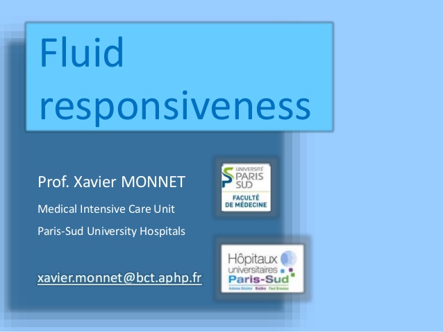 Fluid responsiveness