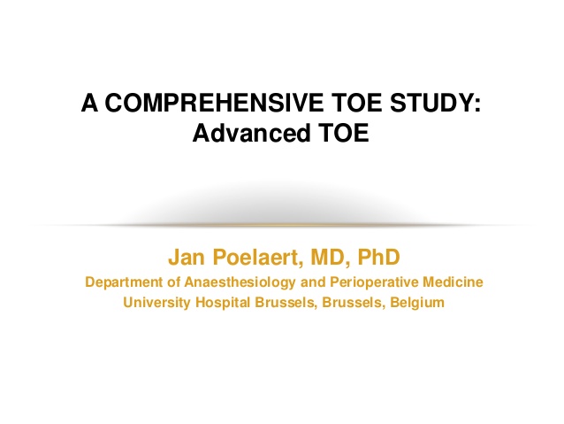 A COMPREHENSIVE TOE STUDY: Advanced TOE